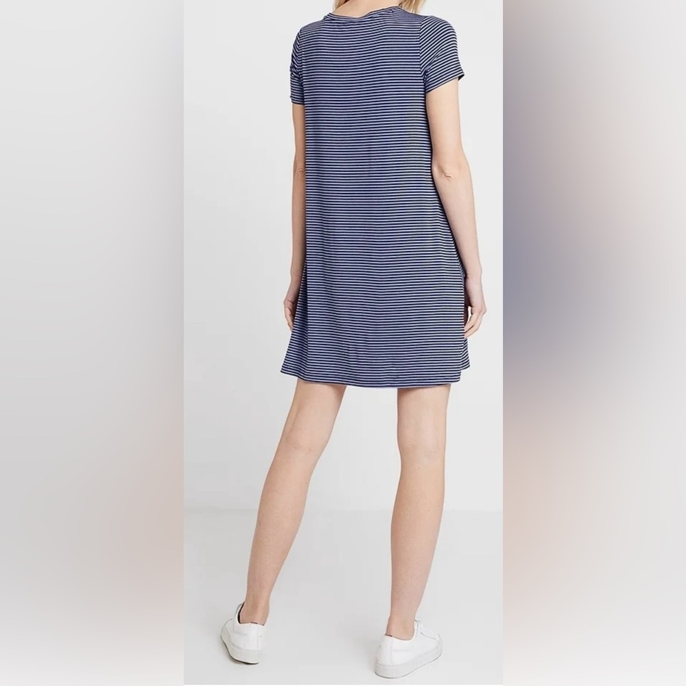 GAP Striped Blue T- Shirt Dress size XS - Picture 4 of 16